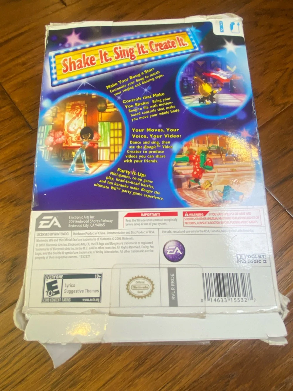 New Boogie - Nintendo Wii - Family Dance Fun‎ - Complete w/ Microphone